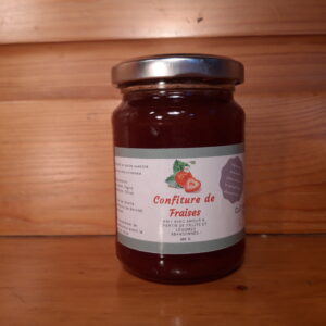 Confiture de fraises produite par l'association Cultive-Toi